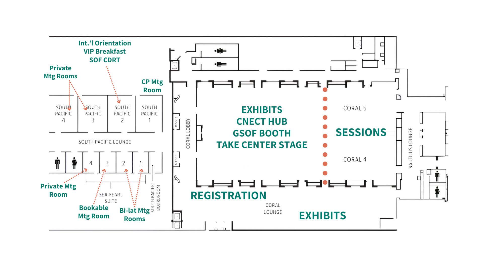 mid pacific conference center registration symposium exhibit hall meeting rooms meals